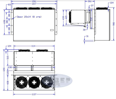 Моноблок холодильный Север BGM 425 S